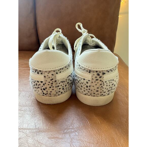 Gola Bullet Cheetah Size 10 Euro 41 CLA318 Cow Fur preppy classic Anthropologie - Picture 4 of 8